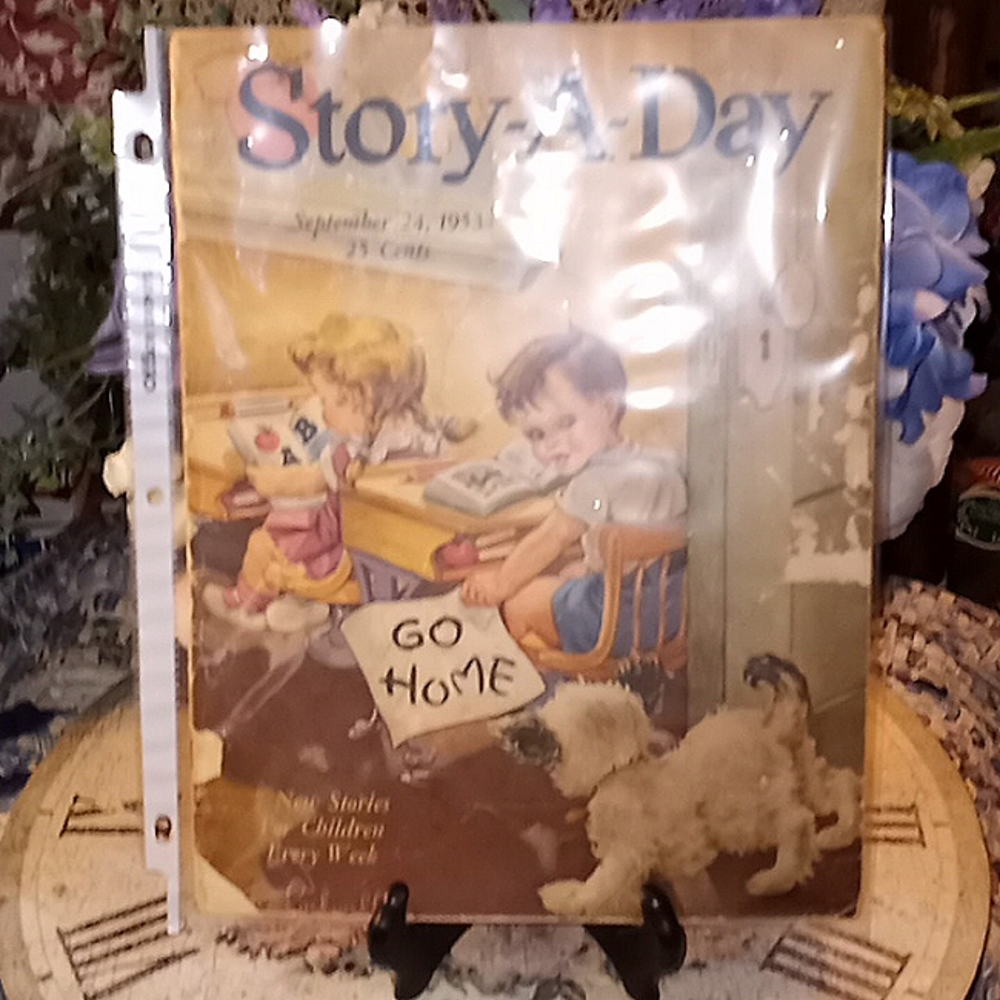 VINTAGE "1953" STORY A DAY CHILDREN'S MAGAZINE PAPER BACK SEPTEMBER 24, 1953 - Picture 17 of 17